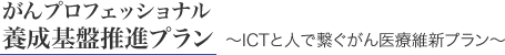 がんプロフェッショナル養成基盤推進プラン～ICTと人で繋ぐがん医療維新プラン～